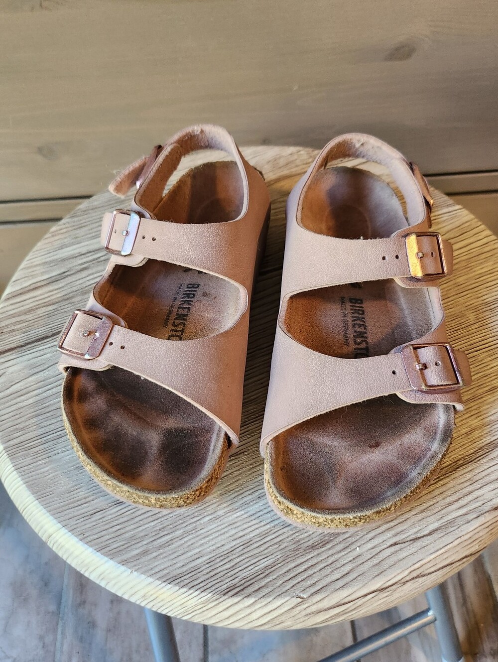 Birkenstock Kids Double-Strap Sandal in Pink Clay Size EU 30 US little kid 12.5